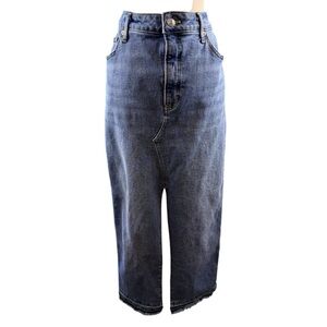 Express Women's High Rise‎ Denim Jean skirt